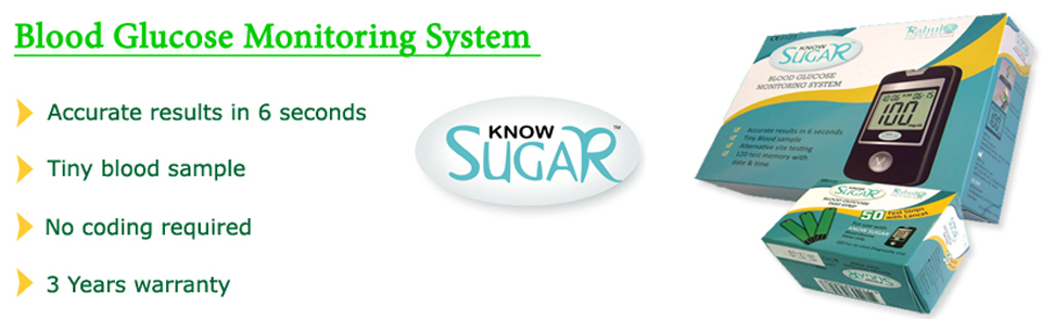 KNOW SUGAR Blood Glucose Monitoring System